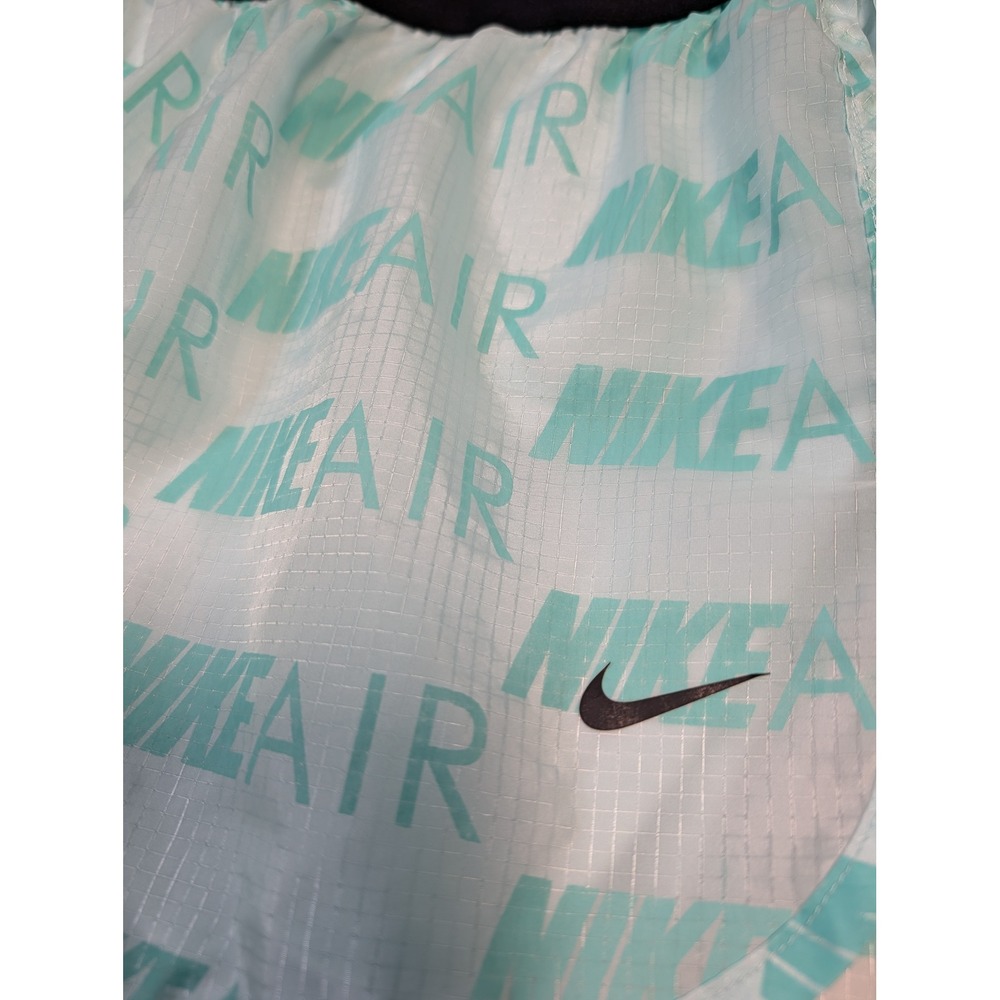 Nike Womens‎ Air Running Shorts Medium Teal Black CT7366-336 - Picture 3 of 9